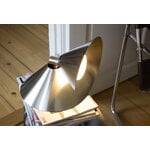 Frandsen Peel table lamp, brushed stainless steel