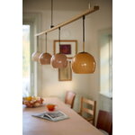 Frandsen Ball Glass Pendelleuchte, 18 cm, sandgrau, dekorationsbild