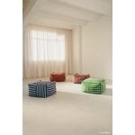 Nobodinoz Otto ottoman beanbag, 55 x 55 cm, burgundy blue stripes, view 7