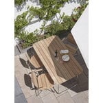 Skagerak Sedia Lilium con braccioli, teak - acciaio inox