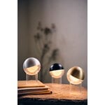 Frandsen Lampada da tavolo portatile Pila, alluminio spazzolato, immagine decorativa