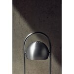 Frandsen Ball portable table lamp, brushed aluminium, decoration image
