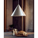 Frandsen Benjamin pendant, 30 cm, aluminio cepillado, imagen de decoración