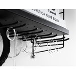 String Furniture String hanger rack 20 cm, 2-pack, black, decoration image