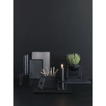 By Lassen Line candleholder, black