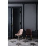 GUBI Beetle chair, brass - sweet pink