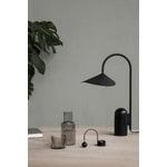 ferm LIVING Ensemble carafe et verre Ripple, petit modèle, smoked grey