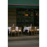 GUBI C-chair Outdoor, teak - HDPE cane, decoration image