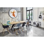 Vitra EM Table 240 x 90 cm, oak - deep black