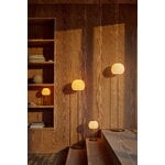Frandsen Ball Glass table lamp, 18 cm, sand grey, decoration image