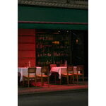 GUBI C-chair Outdoor, teak - HDPE cane, decoration image