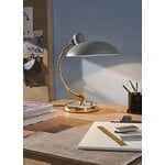 Fritz Hansen Kaiser Idell 6631-T Luxus table lamp, matt grey - brass