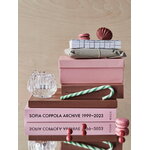 Kosta Boda Polka candy cane glass ornament, 170 mm, 3 pcs, white - green, decoration image