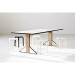 Artek Kaari table REB 001, white laminate - oak