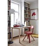 Artek Tavolo Aalto 80A, betulla - laminato bianco