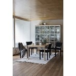 Artek Aalto chair 611, black - natural/black webbing