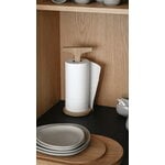Ro Collection Toolie kitchen roll holder, oiled oak, decoration image
