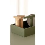 Ro Collection Toolbox container, low, green oak, decoration image