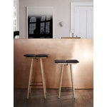 Skagerak Georg bar stool, low, oak