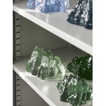 Kosta Boda The Rock votive, 91 mm, emerald green, decoration image