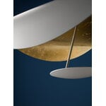 Catellani & Smith Lederam Manta S1 pendant lamp, gold - white, decoration image