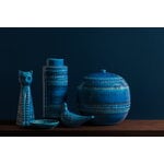 Bitossi Ball vase, medium, 23 cm, Rimini blue