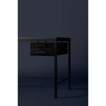 Labofa Heritage 65 desk, 2 drawers, black linoleum - black