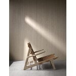 Fredericia The Hunting Chair, soaped oak- natural leather, decoration image