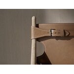 Fredericia The Hunting Chair, soaped oak- natural leather, decoration image