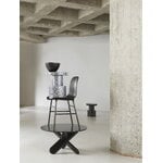 Normann Copenhagen Form tuoli, musta teräs - musta nahka Ultra
