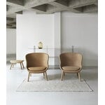 Normann Copenhagen Hyg lounge chair, low, oak - brandy leather Ultra