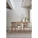 Karimoku Case NF-DT01 dining table, 90 x 200 cm, lacquered oak, decoration image