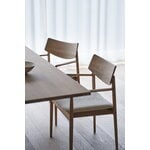 Karimoku Case A-DC02 dining armchair, chêne laqué - Hallingdal gris 65 0110, image décorative