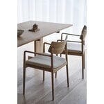 Karimoku Case A-DC02 dining armchair, chêne laqué - Hallingdal gris 65 0110, image décorative