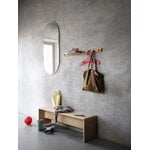 TAKT T21 Curve coat rack, 90 cm, oak, decoration image