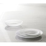 Normann Copenhagen Cosmic glass plate, 21 cm, white, decoration image