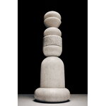 Tom Dixon Stone stacking candleholder, white, decoration image
