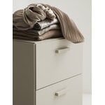 String Furniture Relief chest of drawers with legs, tall, beige