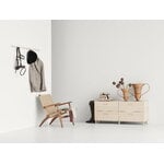 String Furniture Relief chest of drawers with legs, low, ash