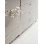 String Furniture Relief chest of drawers with legs, low, beige