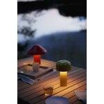 HAY Pao Portable table lamp, red, decoration image