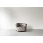 Normann Copenhagen Burra lounge chair, swivel with return, Zero 0011