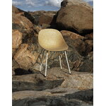 Normann Copenhagen Mat chair, cream steel - hemp
