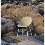 Normann Copenhagen Mat chair, cream steel - hemp