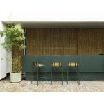 Normann Copenhagen Sgabello da bar Vig, 75 cm, legno di robinia - verde scuro