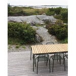 Normann Copenhagen Tavolo da pranzo Vig, 90x200 cm, legno di robinia - verde scuro