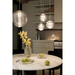 Tom Dixon Press Sphere Mini LED pendant, 2700K, clear, decoration image