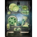 Frizbee Ceramics Super cup L, 275 ml, light green pomme gradient smile, decoration image