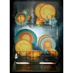 Frizbee Ceramics Super cup L, 275 ml, orange yellow gradient smile, decoration image