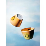Frizbee Ceramics Super cup L, 275 ml, orange yellow gradient smile, decoration image